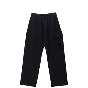 Black sweatpants on a white background
