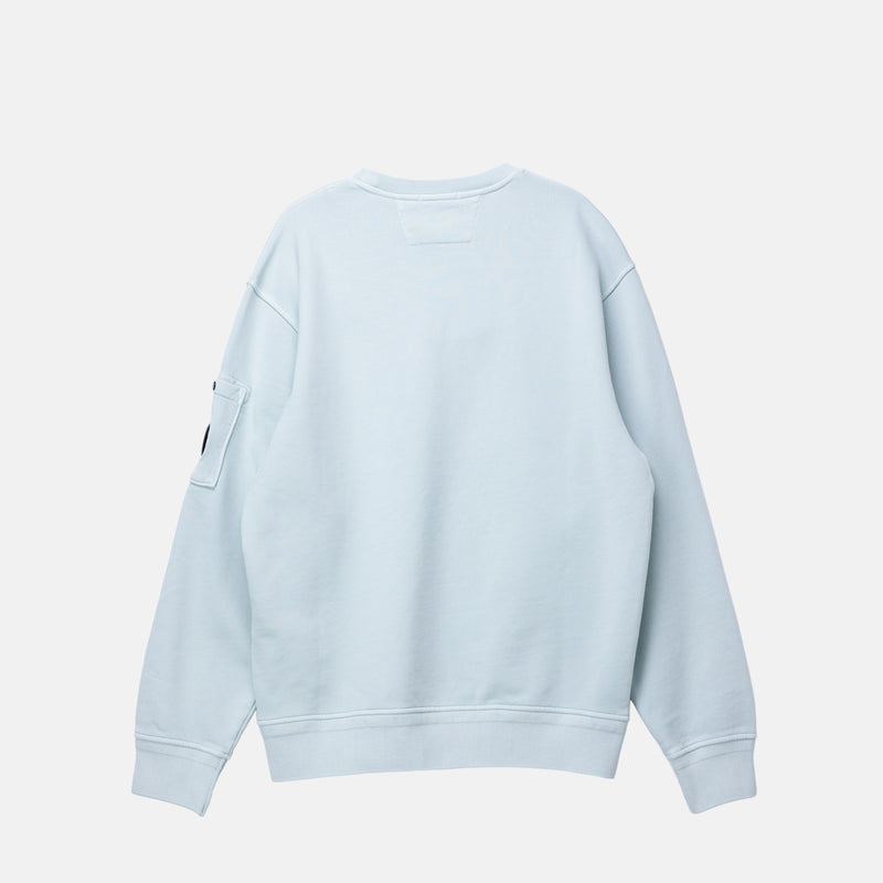 C.P. Company CREWNECK LENS SWEATSHIRT, Misty Blue