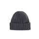 câbleami CASHMERE RIB WATCH HAT, Grey