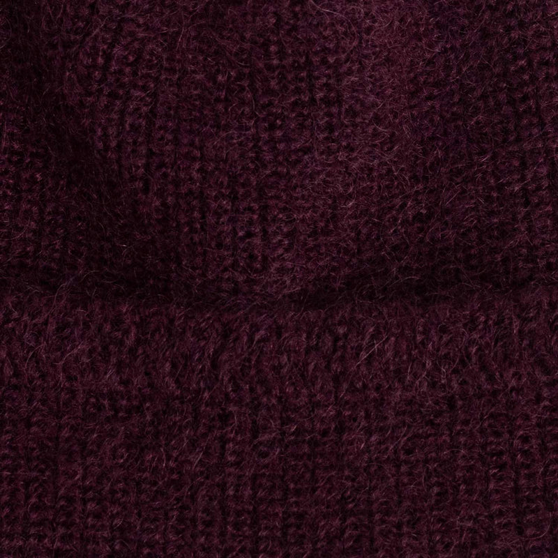 câbleami MOHAIR WATCH CAP, Burgundy