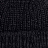 câbleami WOOL SHORT W/CAP, Black