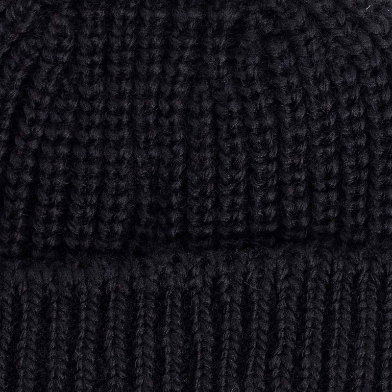 câbleami WOOL SHORT W/CAP, Black