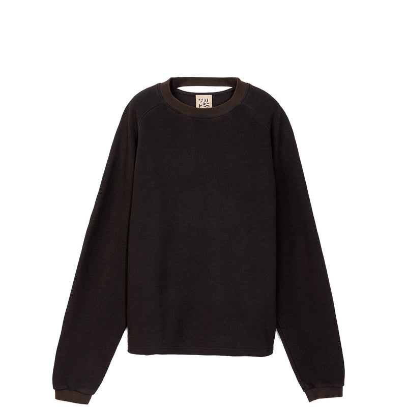 Camperlab BOXY CREWNECK, Faded Black