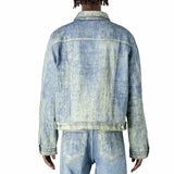 Camperlab PAINT DENIM JACKET, Sand Blue