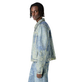 Camperlab PAINT DENIM JACKET, Sand Blue