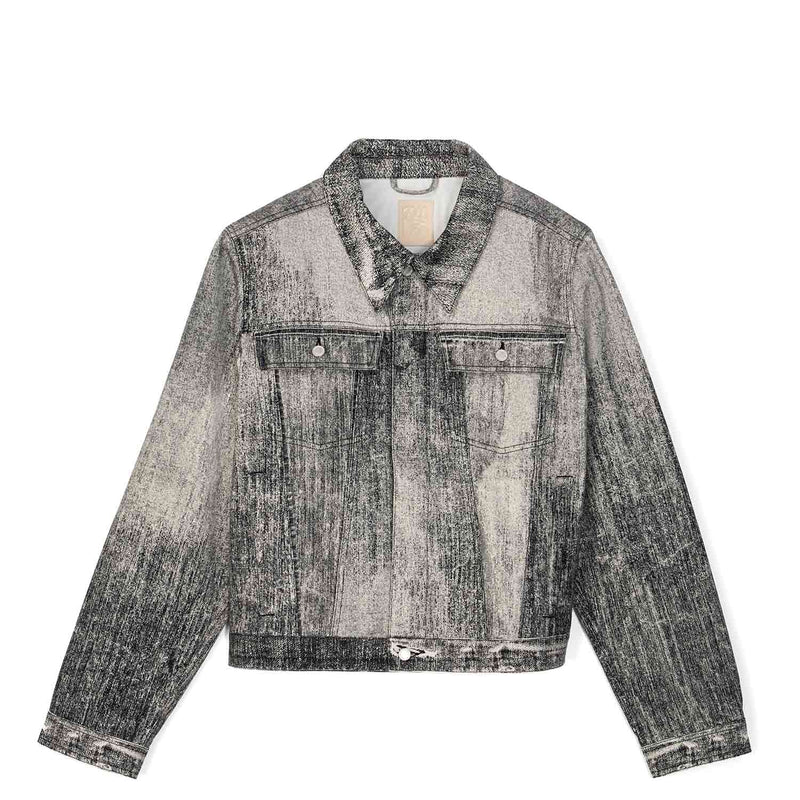 Camperlab PAINT DENIM JACKET, Faded Black