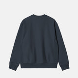 Carhartt WIP AMERICAN SCRIPT SWEATSHIRT, Deep Night