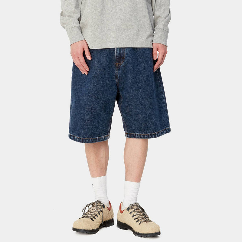 Carhartt WIP BRANDON SHORT, Blue (Stone Washed)