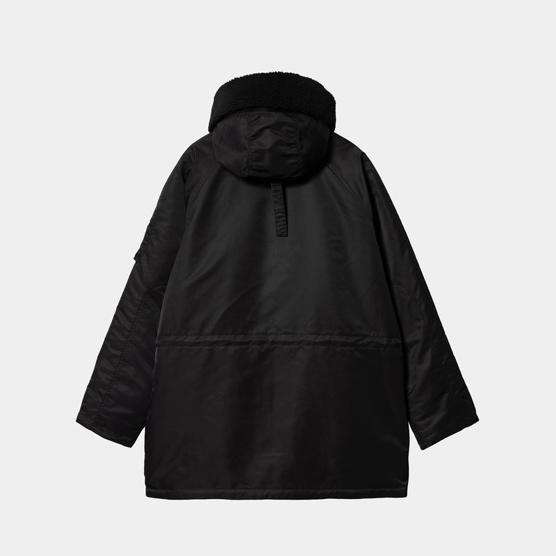 Carhartt WIP HD OLTEN PARKA, Black