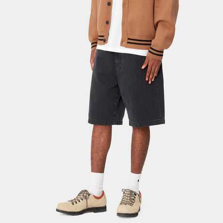 Carhartt WIP LANDON SHORT, Black (Stone Washed)