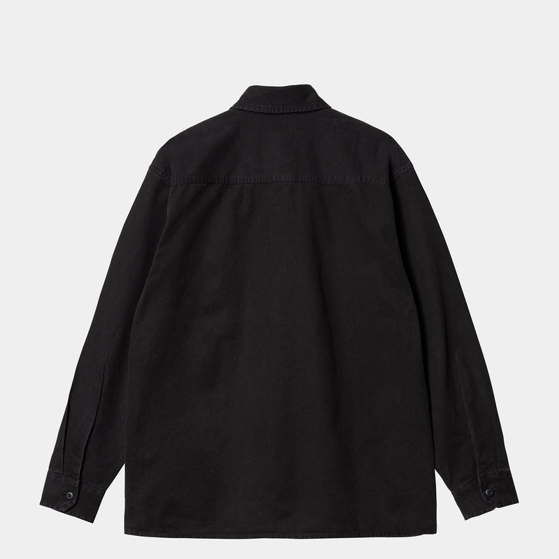 Carhartt WIP RENO SHIRT JAC, Black (Garment Dyed)