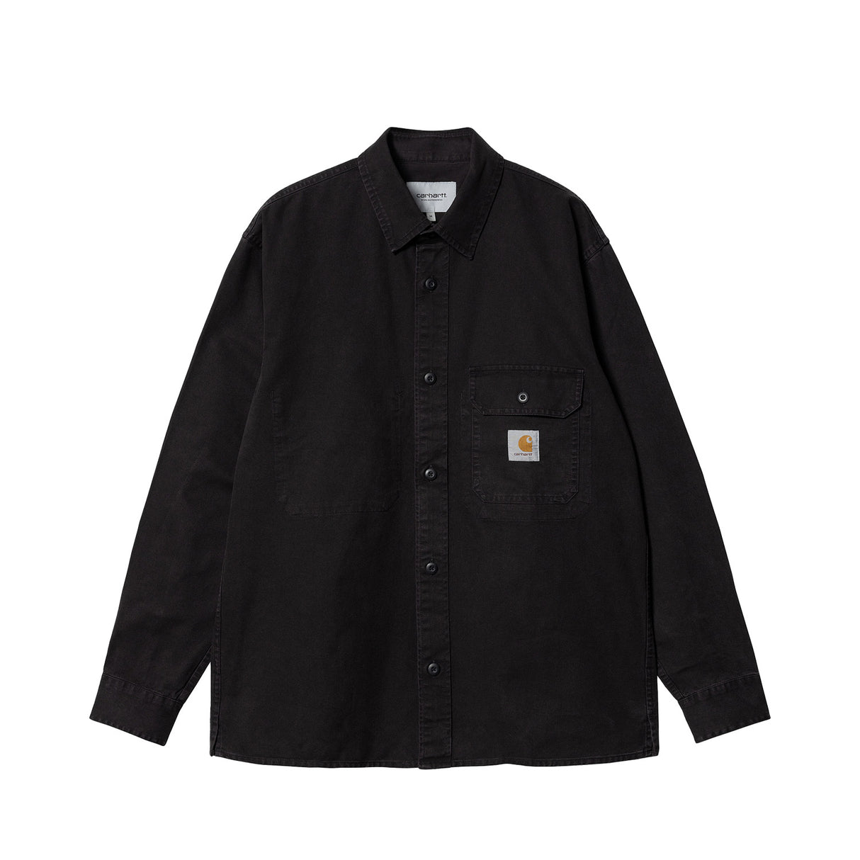 Carhartt WIP RENO SHIRT JAC, Black (Garment Dyed)