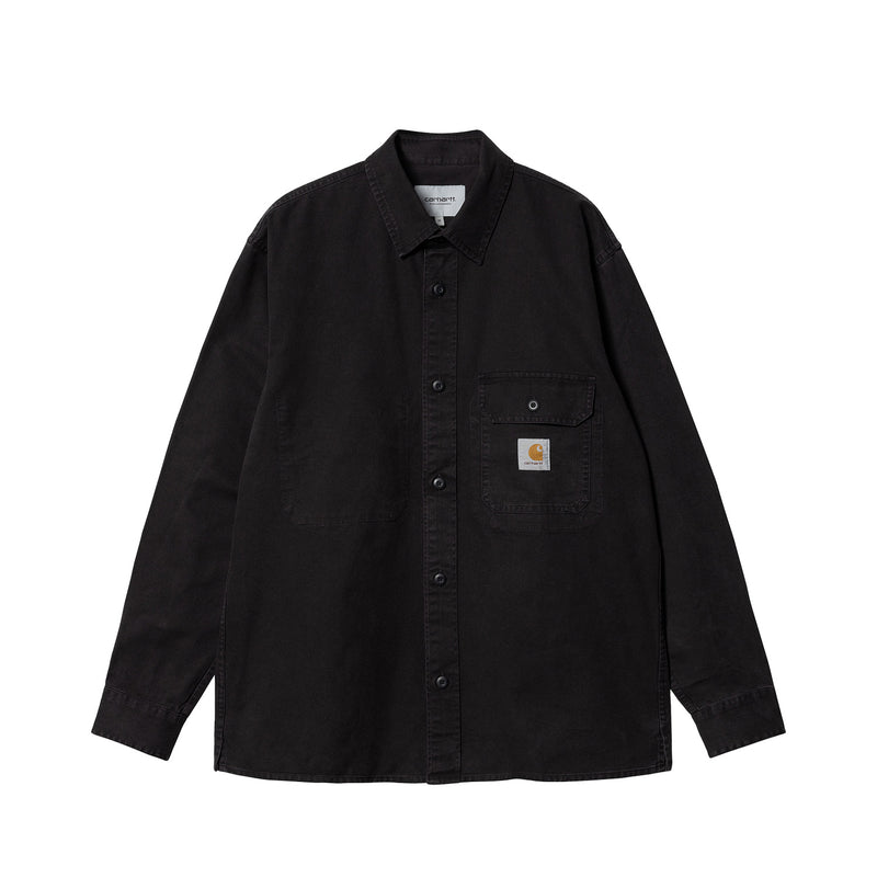 Carhartt WIP RENO SHIRT JAC, Black (Garment Dyed)