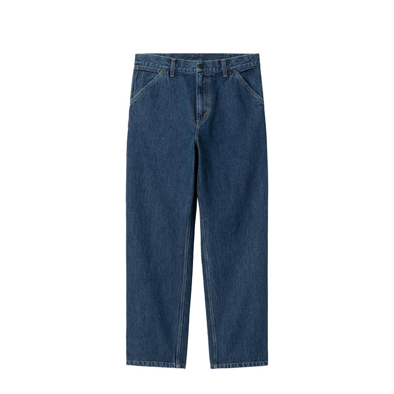 Carhartt WIP SINGLE KNEE PANT, Blue Stone Washed