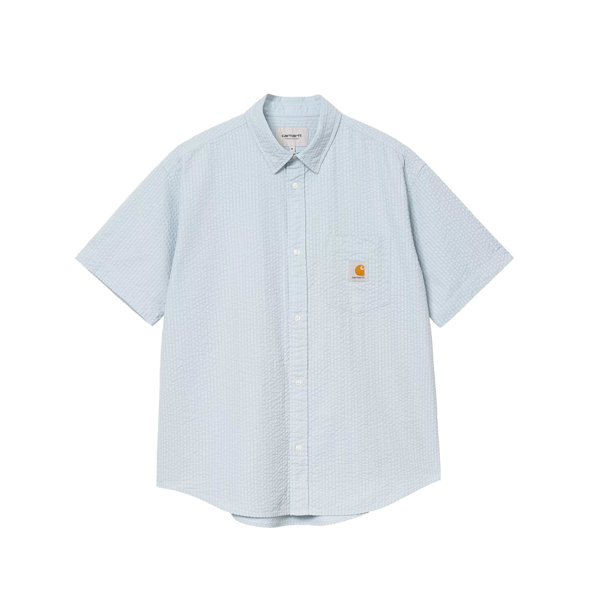 Carhartt WIP S/S TOLAND SHIRT STRIPE, Blue