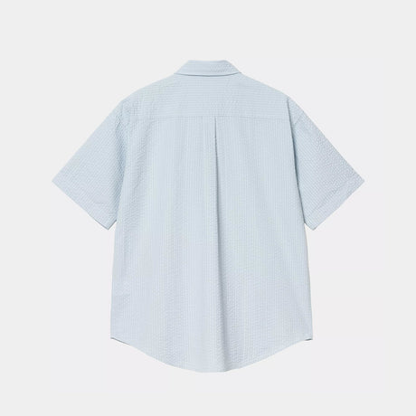 Carhartt WIP S/S TOLAND SHIRT STRIPE, Blue
