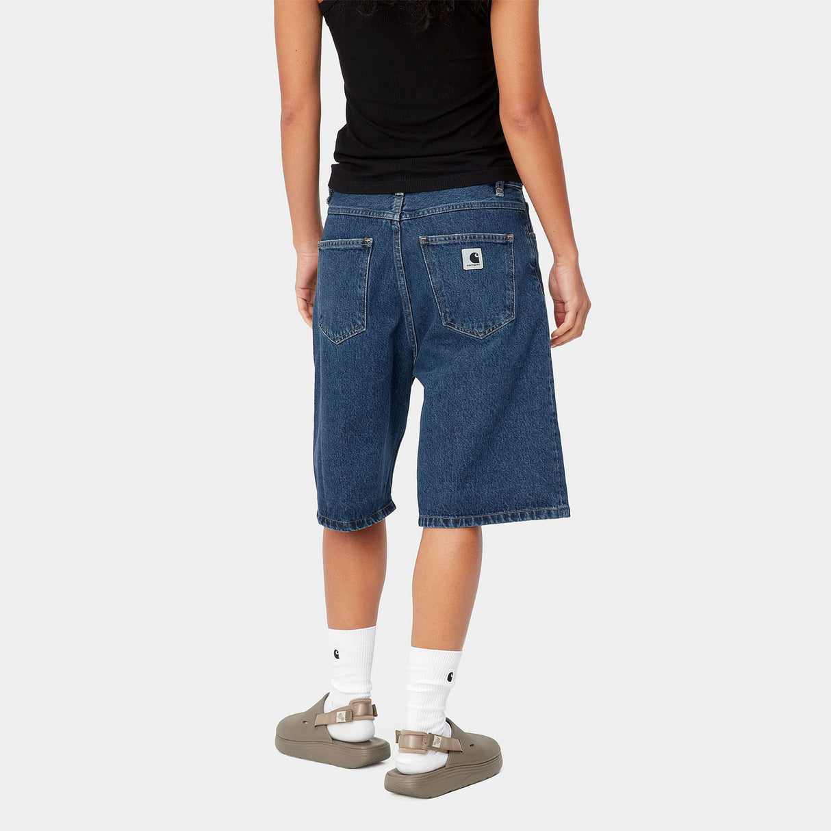 Carhartt WIP W' BRANDON SHORT, Blue (Stone Washed)