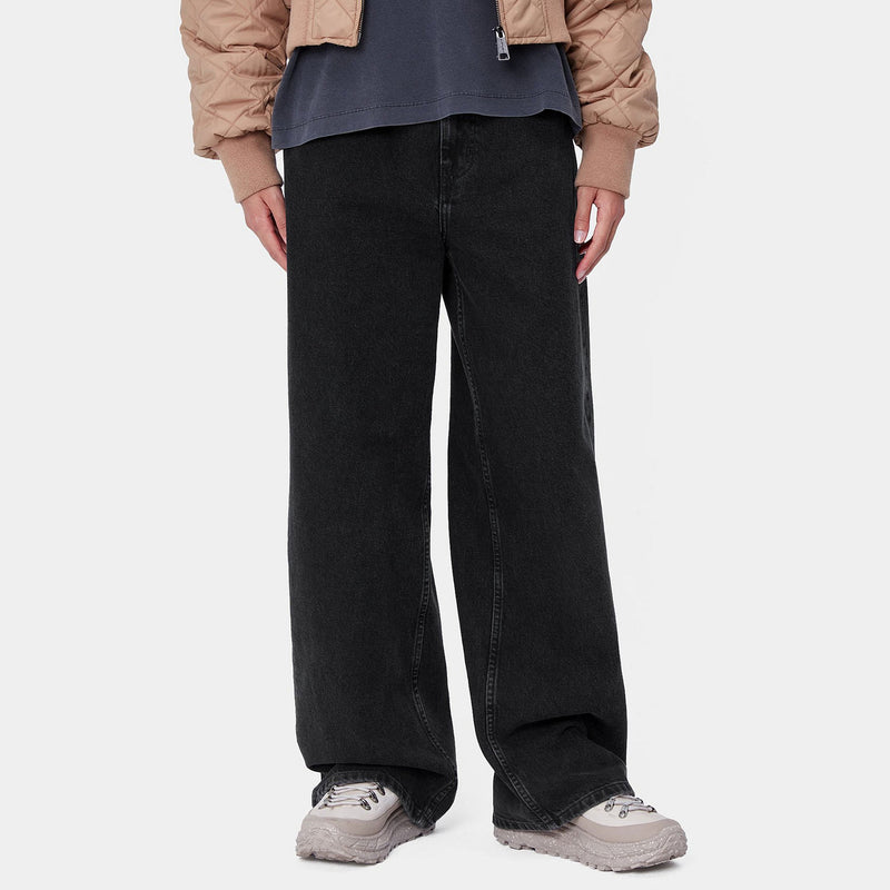 Carhartt WIP W' JANE PANT, Black (Heavy Stone Washed)