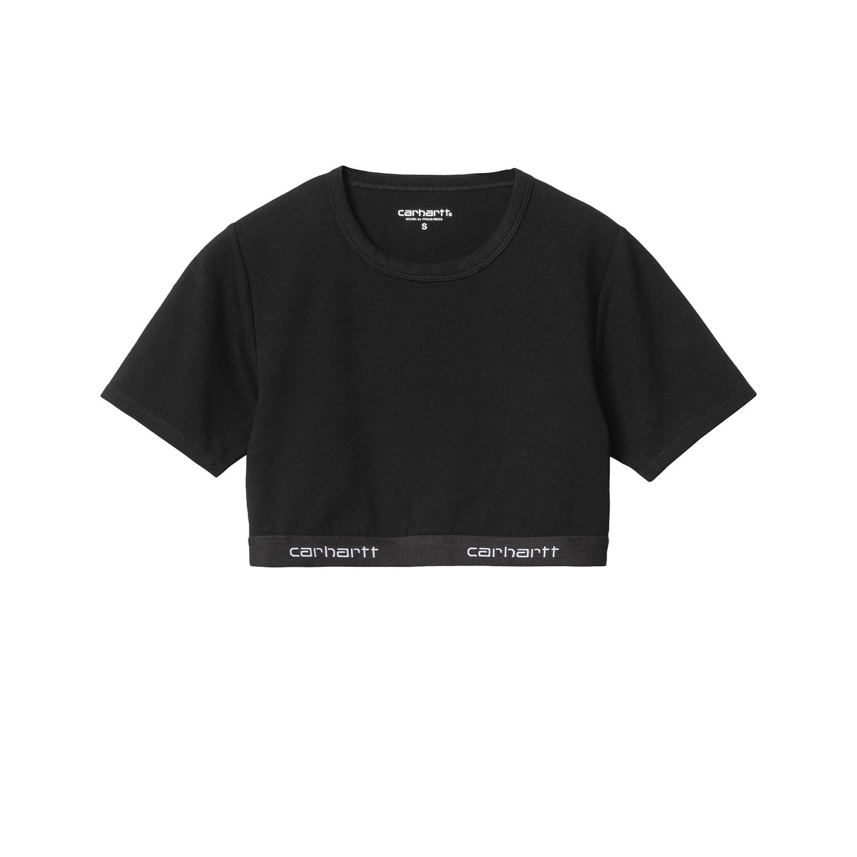 Carhartt WIP W' SCRIPT CROP TOP, Black