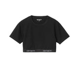 Carhartt WIP W' SCRIPT CROP TOP, Black