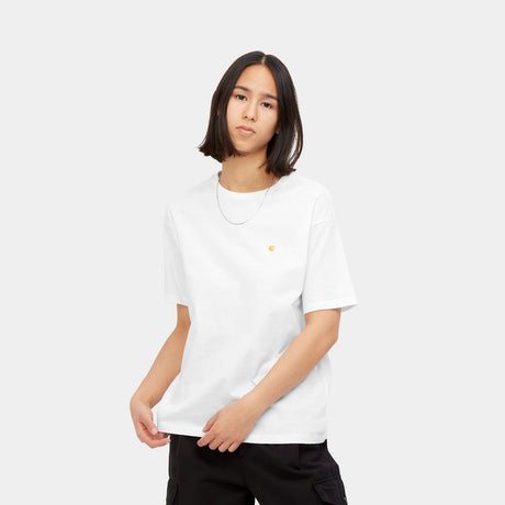 Carhartt WIP W' S/S CHASE T-SHIRT, White