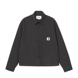 Carhartt WIP W' L/S TOLAND SHIRT STRIPE, Black