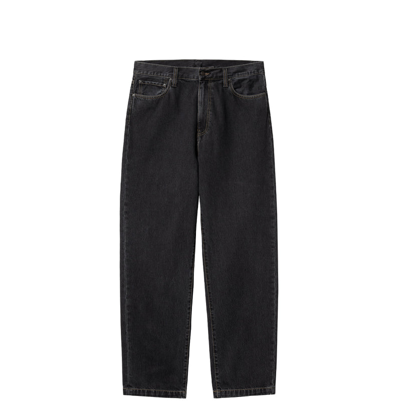Carhartt WIP AARON PANT, Black Stone Washed