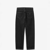 Carhartt WIP AARON PANT, Black Stone Washed