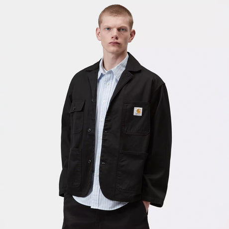 Carhartt WIP BRADER BLAZER, Black Rinsed