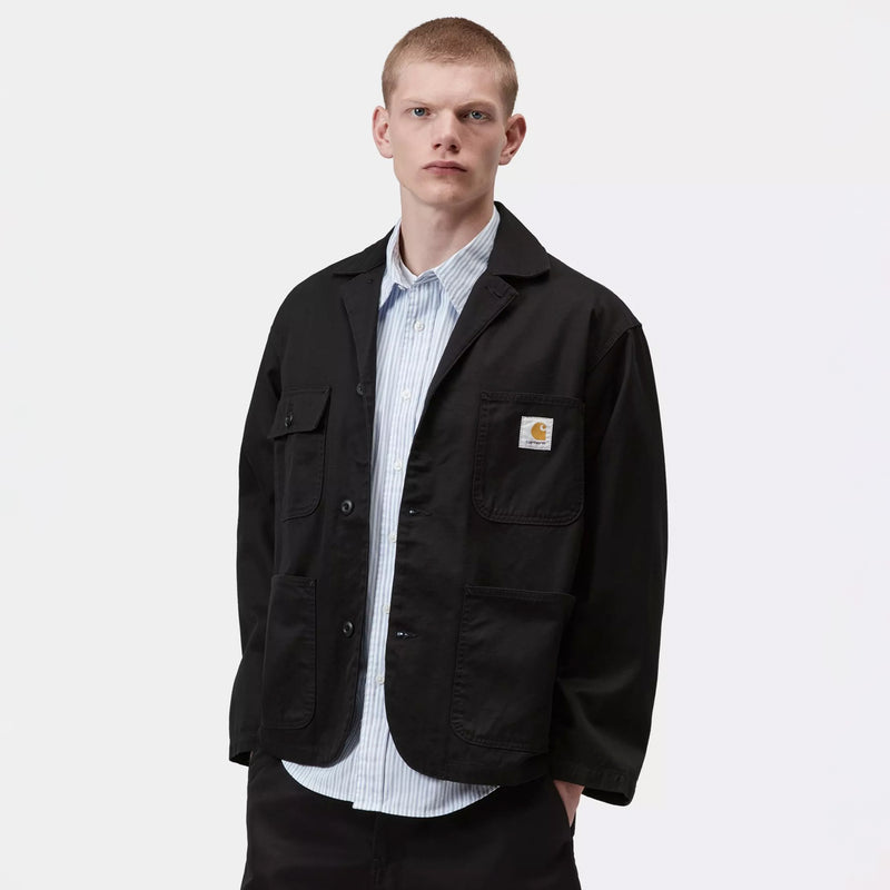 Carhartt WIP BRADER BLAZER, Black Rinsed