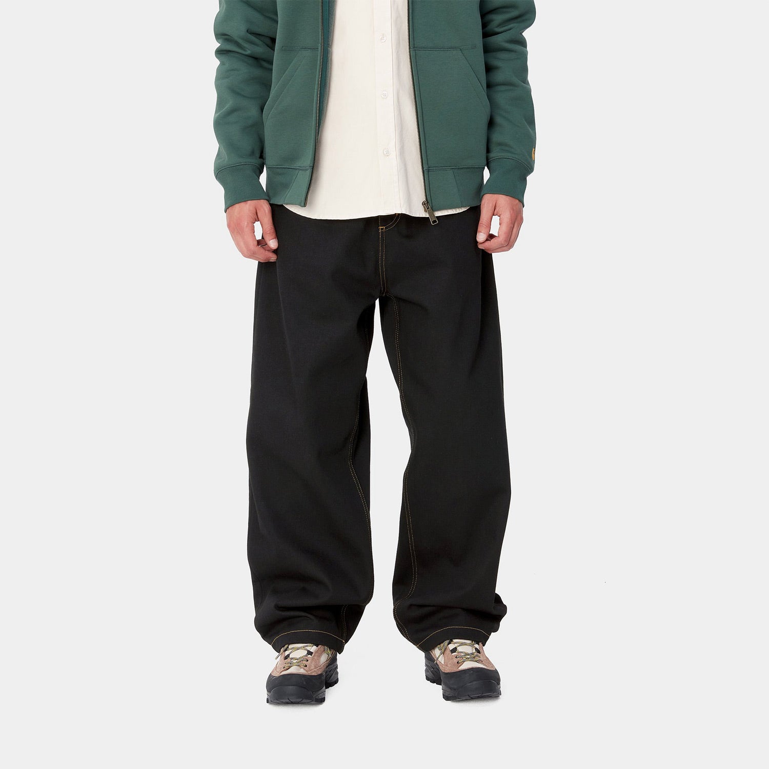 Carhartt WIP BRANDON PANT, Black Rigid – Beamhill