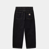 Carhartt WIP BRANDON PANT, Black Stone Wash