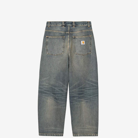 Carhartt WIP BRANDON PANT, Blue Worn Used