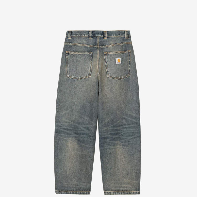 Carhartt WIP BRANDON PANT, Blue Worn Used