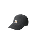 Carhartt WIP CANVAS CAP, Black Stone Washed