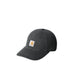Carhartt WIP CANVAS CAP, Black Stone Washed