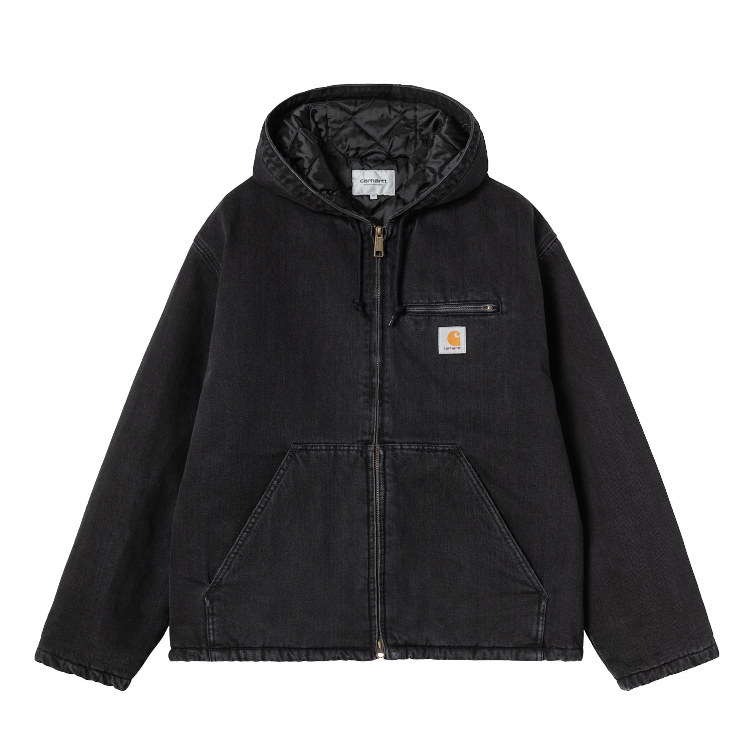 Carhartt WIP CLEVELAND JACKET, Black Stone Washed – Beamhill