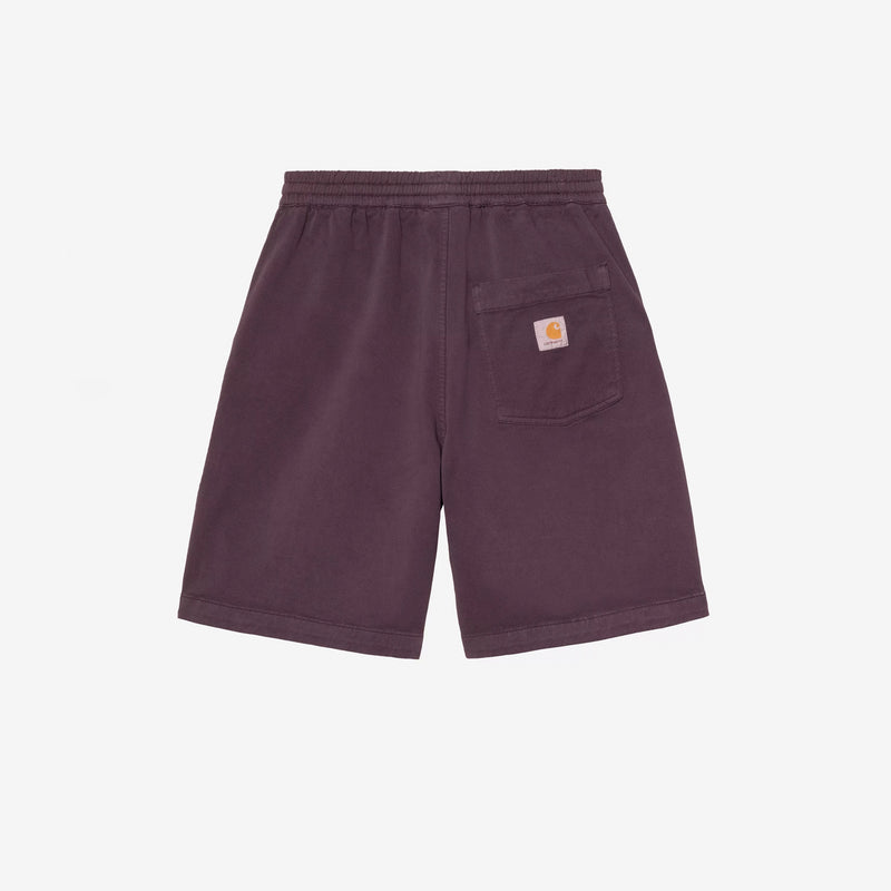 Carhartt WIP FLOYDE SHORT, Purple Garment Dyed