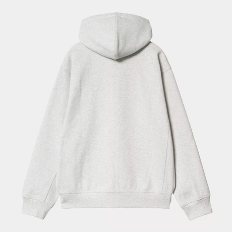 Carhartt WIP HOODED AMERICAN SCRIPT JACKET, Ash Heather - Image 2