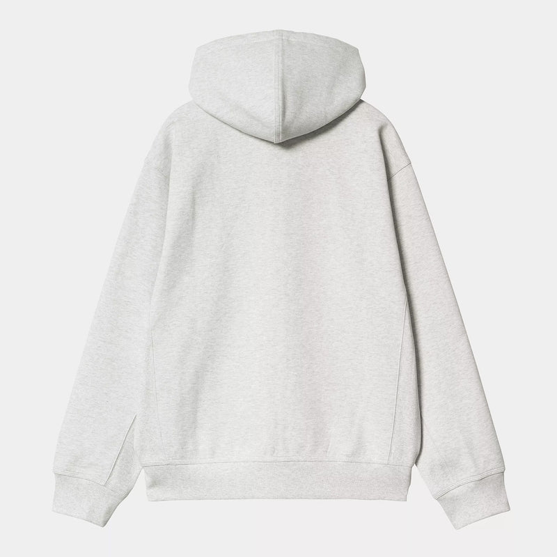 Carhartt WIP HOODED AMERICAN SCRIPT JACKET, Ash Heather