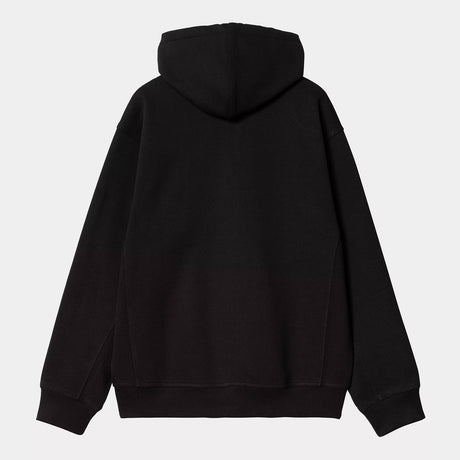 Carhartt WIP HOODED AMERICAN SCRIPT JACKET, Black - Image 2