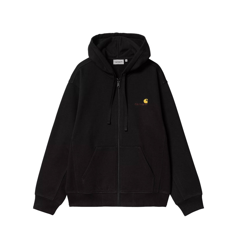 Carhartt WIP HOODED AMERICAN SCRIPT JACKET, Black