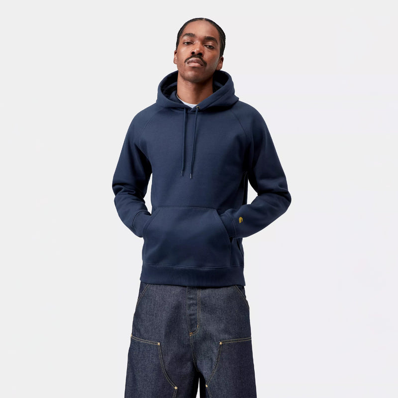 Carhartt WIP HOODED CHASE SWEATSHIRT, Jupiter/Gold