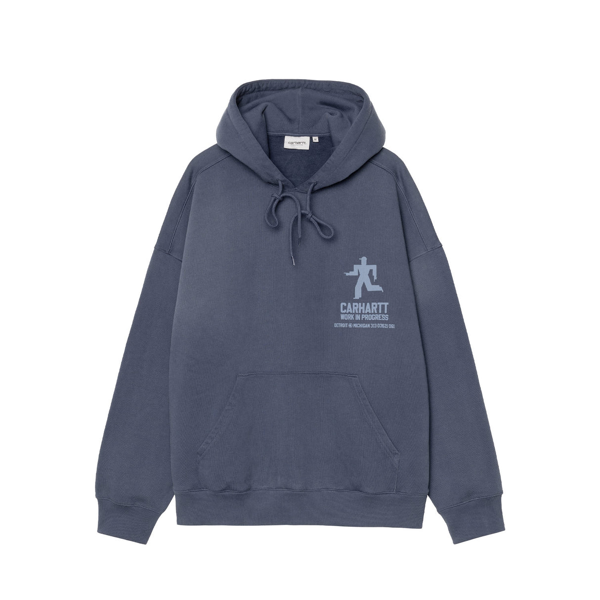 Carhartt WIP HOODED DISTANCE SWEATSHIRT, Jupiter Stone Dyed