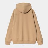 Carhartt WIP HOODED ELDON SWEAT JACKET, Dusty H Brown - Image 2