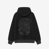 Carhartt WIP HOODED HELIX SWEAT, Black/Porphyry