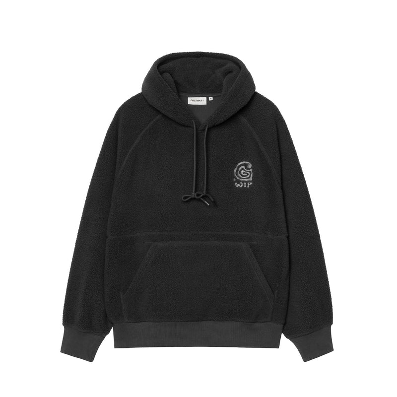 Carhartt WIP HOODED HELIX SWEAT, Black/Porphyry