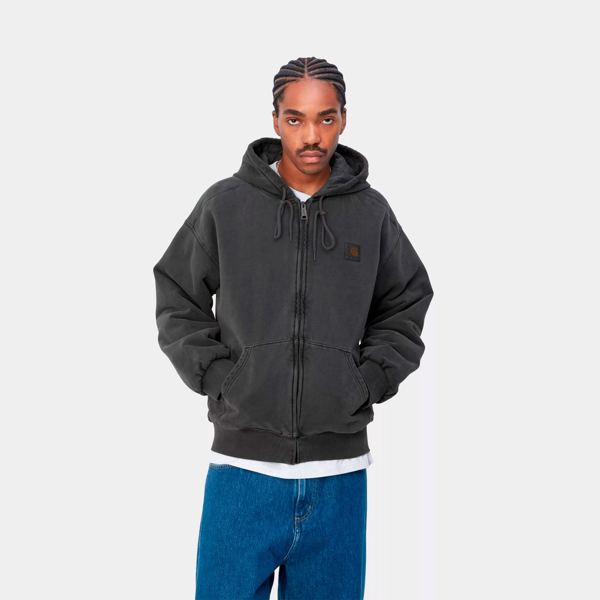 Carhartt WIP HOODED VISTA JACKET, Black