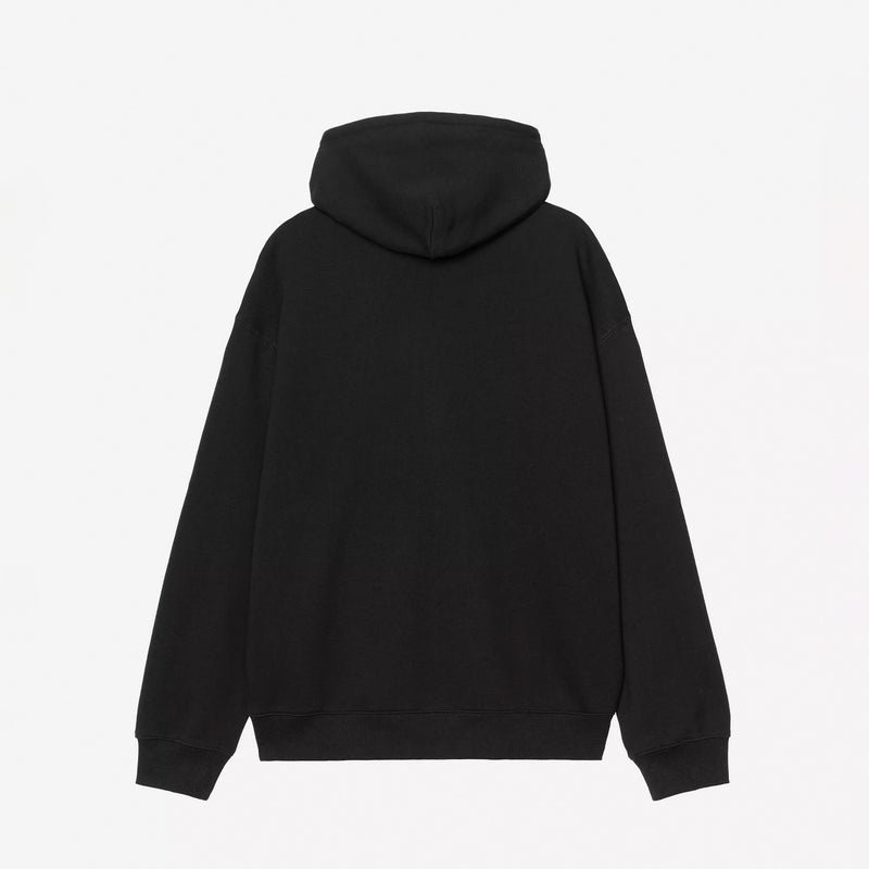 Carhartt WIP HOODED WIP LABEL SWEAT JACKET, Black