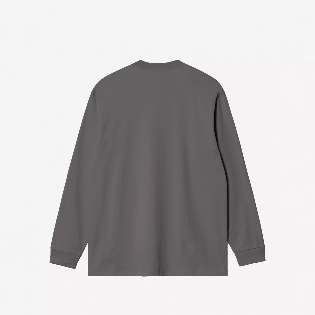 Carhartt WIP L/S AMERICAN SCRIPT T-SHIRT, Graphite